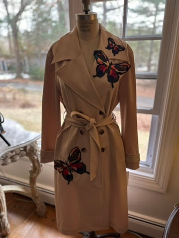 Butterfly Statement Trench Coat