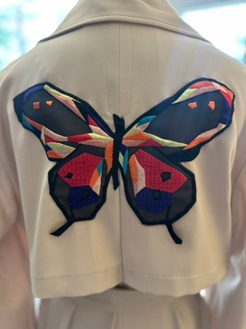 Butterfly Statement Trench Coat
