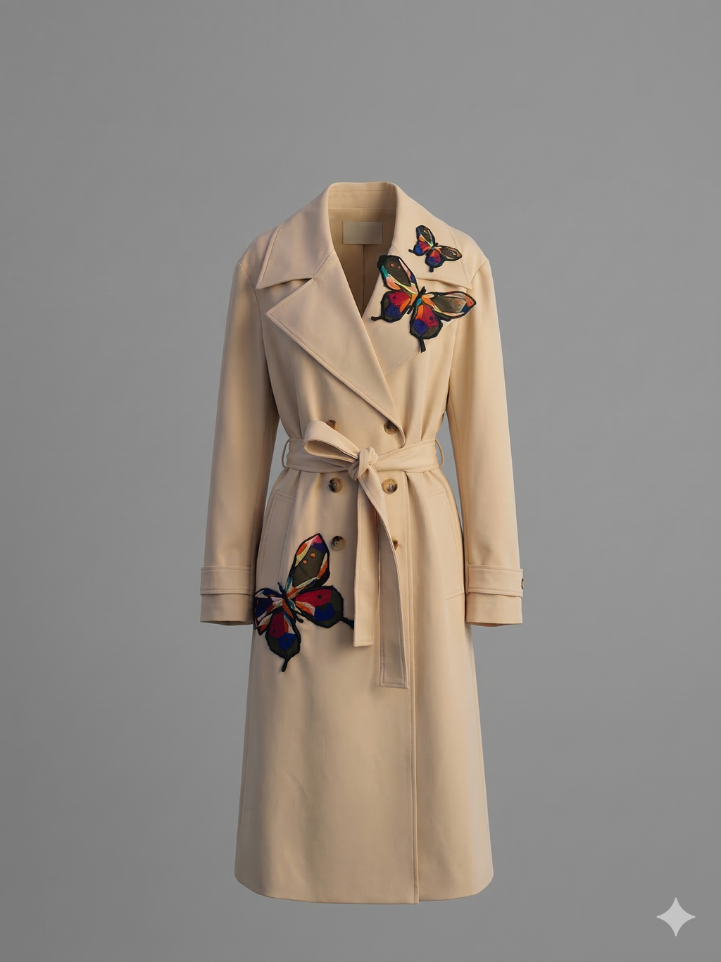 Butterfly Statement Trench Coat