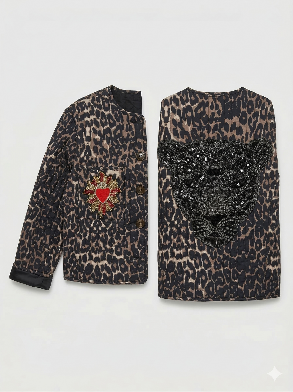 Texture. Symbolism. Power. Joie animal print jacket.