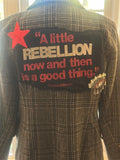 Rebellion Plaid Statement Coat