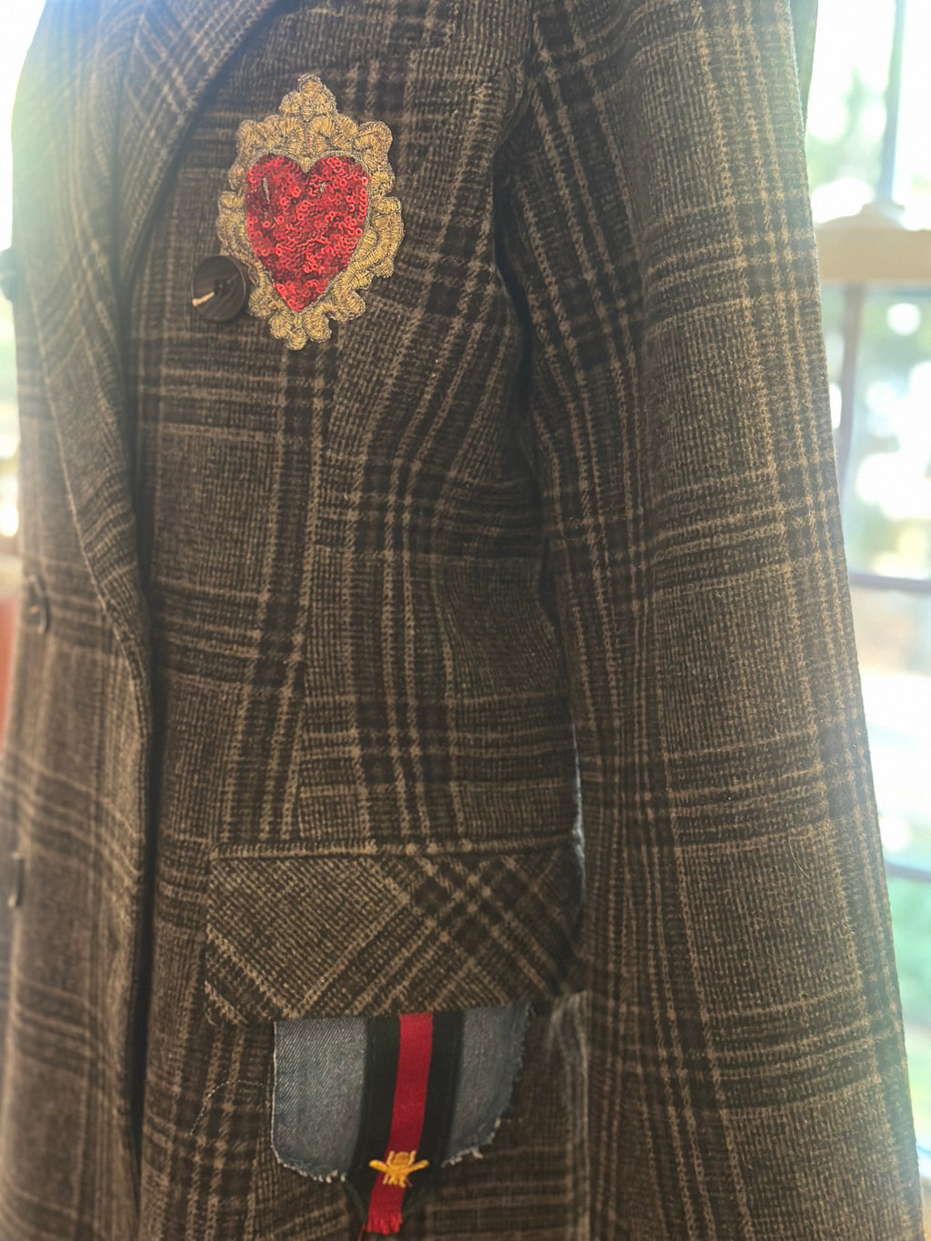 Rebellion Plaid Statement Coat