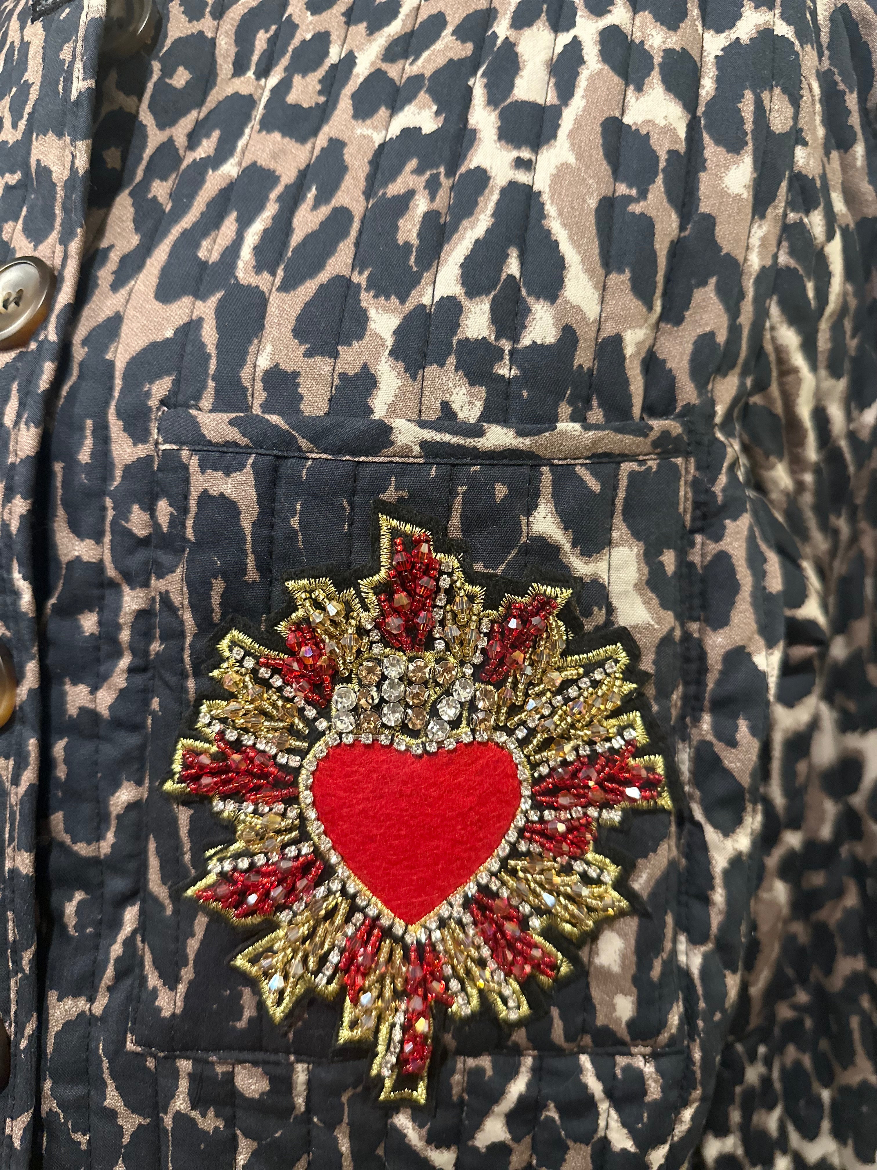 Texture. Symbolism. Power. Joie animal print jacket.