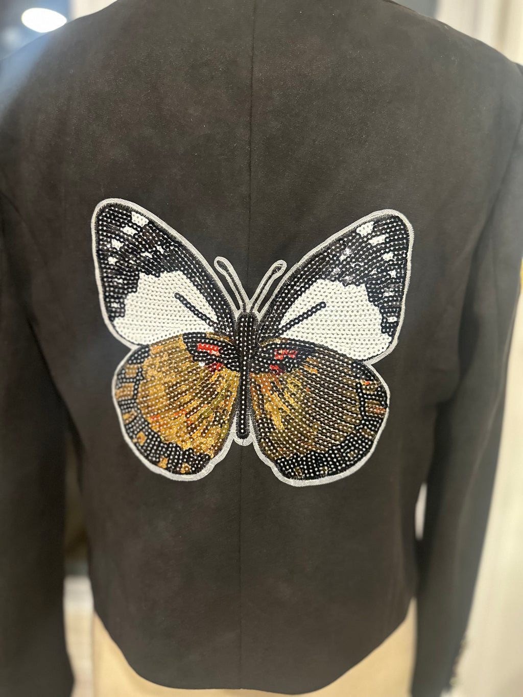JASON WU Embellished Military Short Blazer