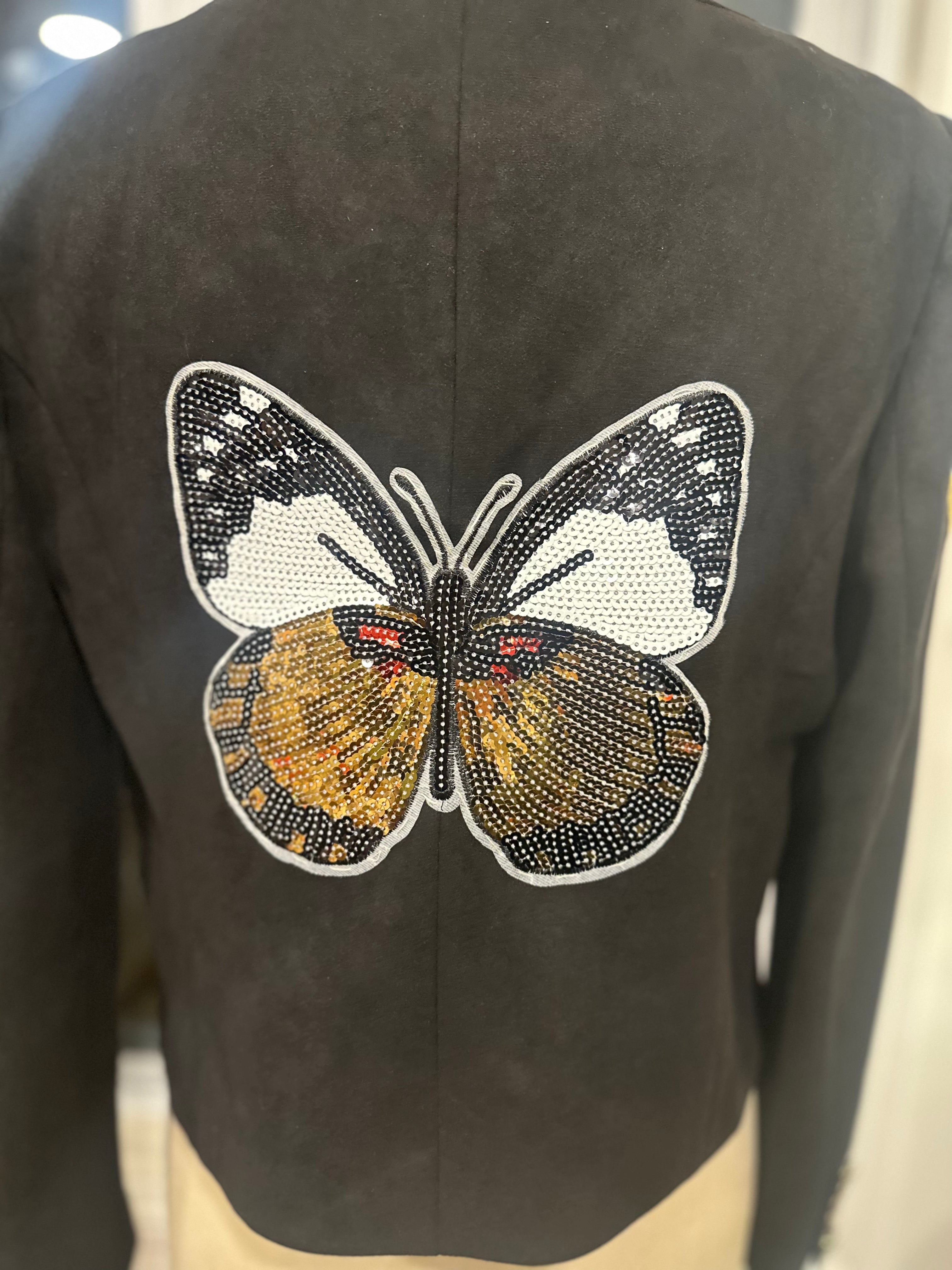 JASON WU Embellished Military Short Blazer