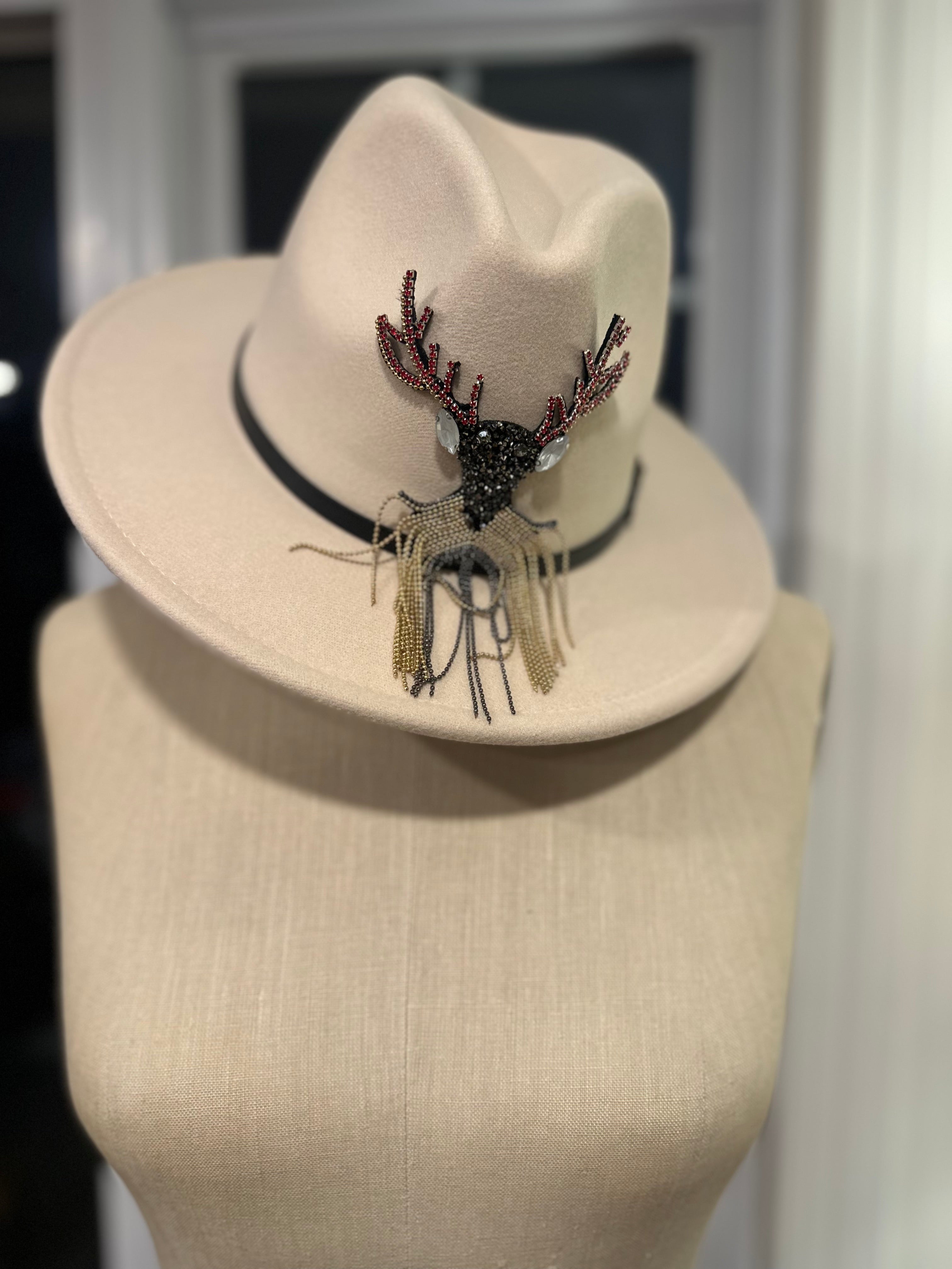 “Midnight Stag” Statement Hat