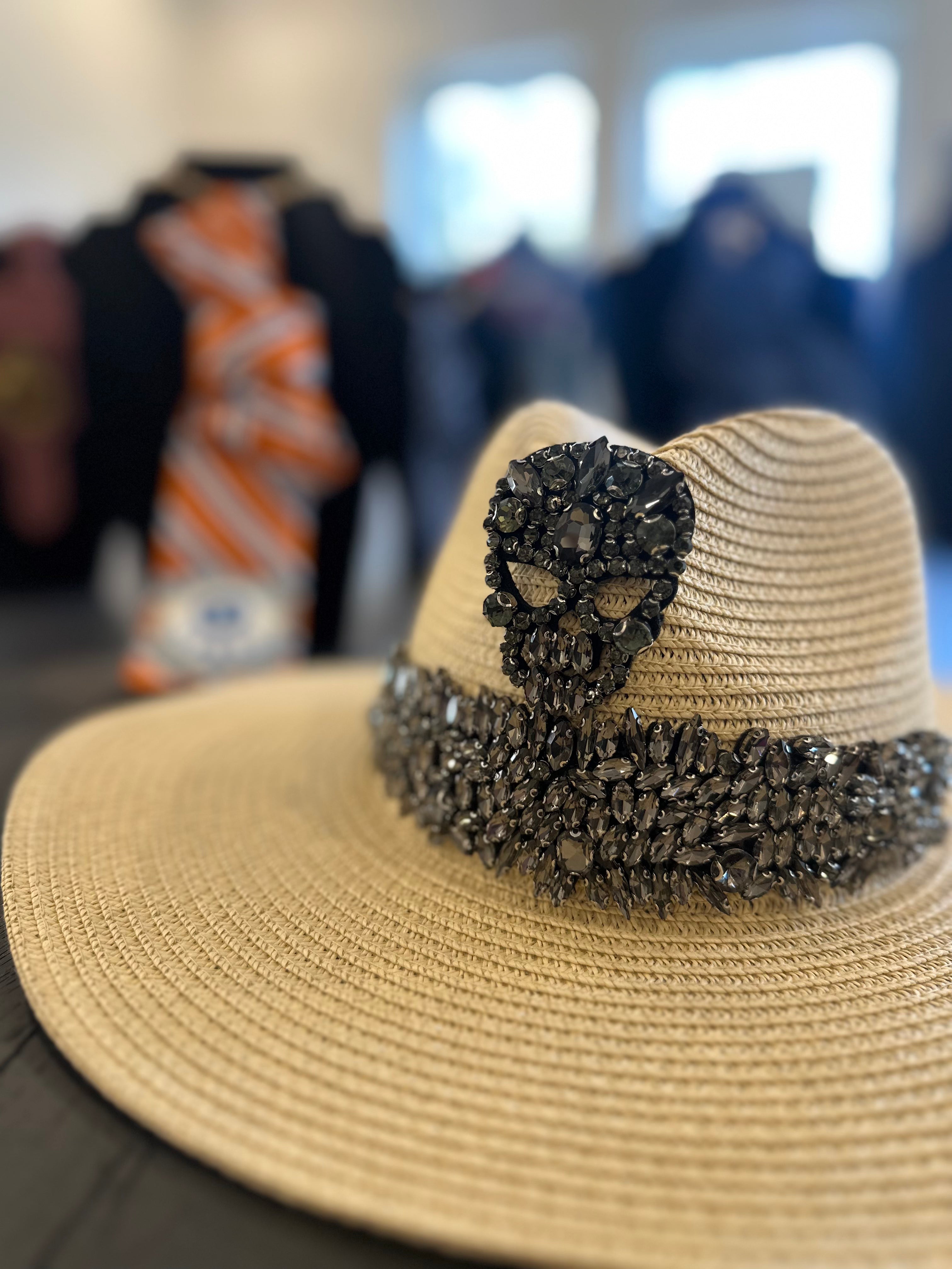 Skull & Crystals Hat