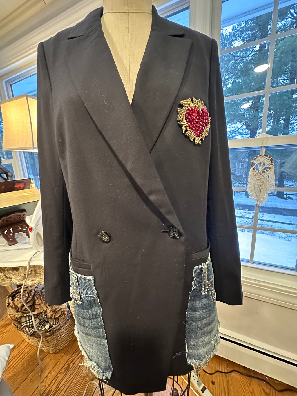 Wildfang Rolling Stones One-of-a-kind statement blazer