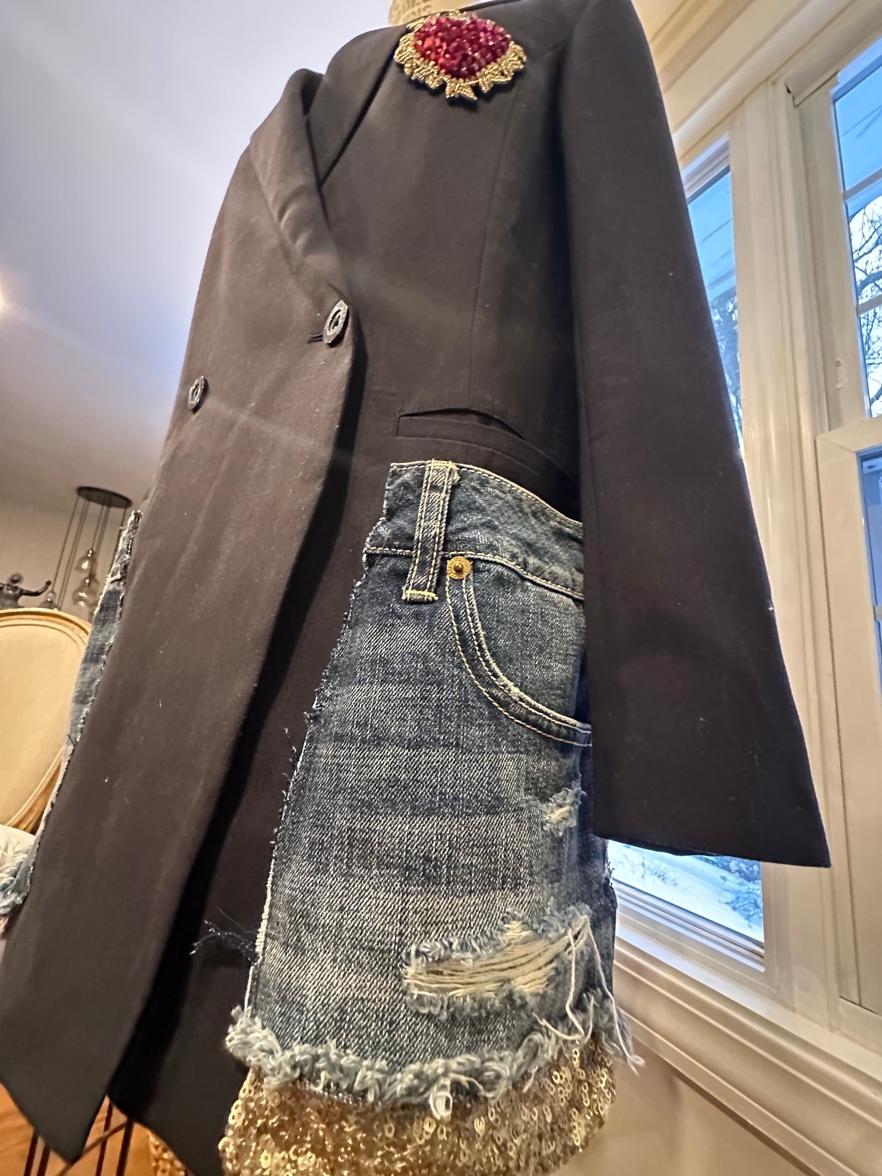 Wildfang Rolling Stones One-of-a-kind statement blazer