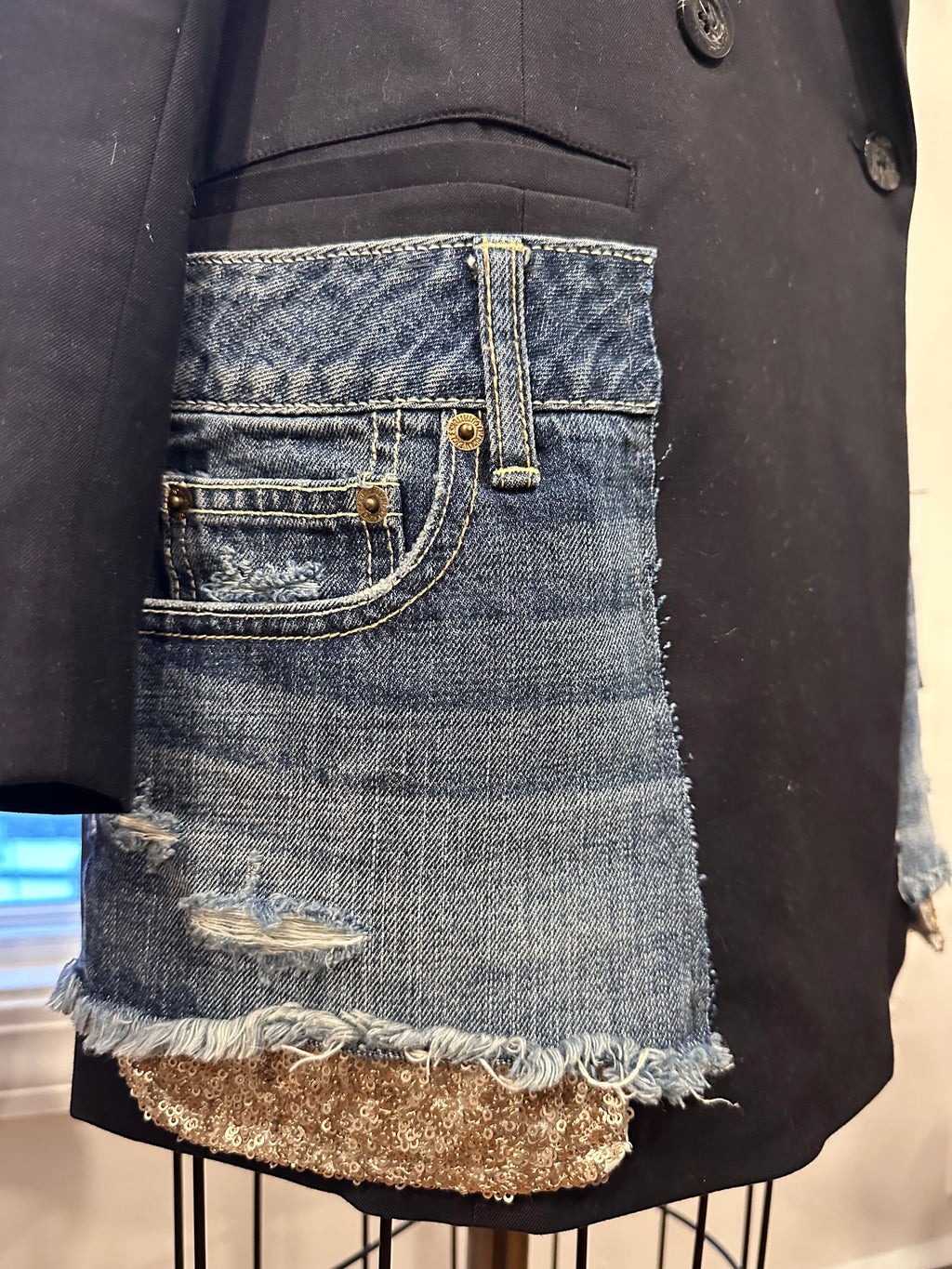 Wildfang Rolling Stones One-of-a-kind statement blazer