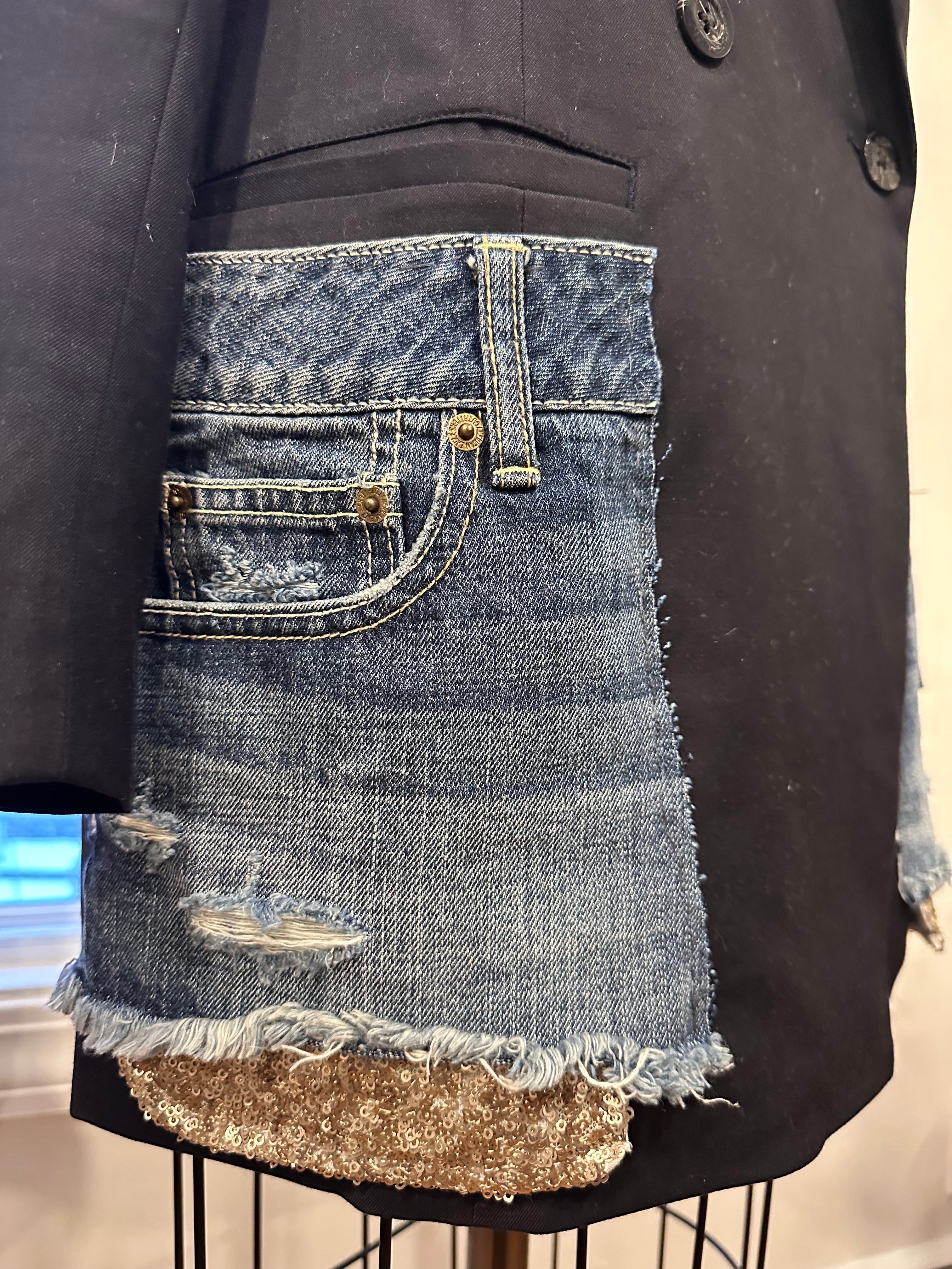 Wildfang Rolling Stones One-of-a-kind statement blazer